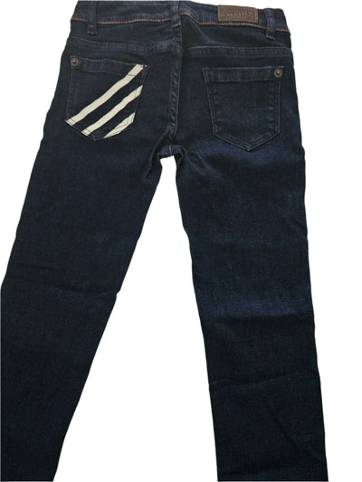 Girls Pants - Jean Paul Gaultier Kids - Dark Blue Jeans