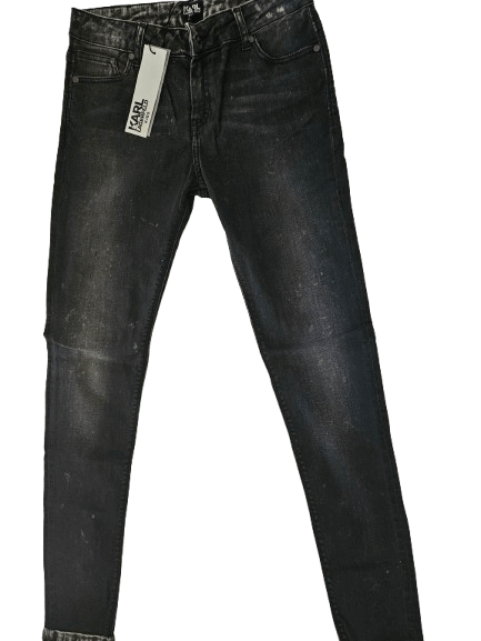 Girls Pants - Lagerfeld kids - Gray Jeans