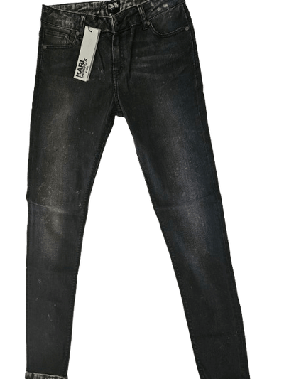 Girls Pants - Lagerfeld kids - Gray Jeans