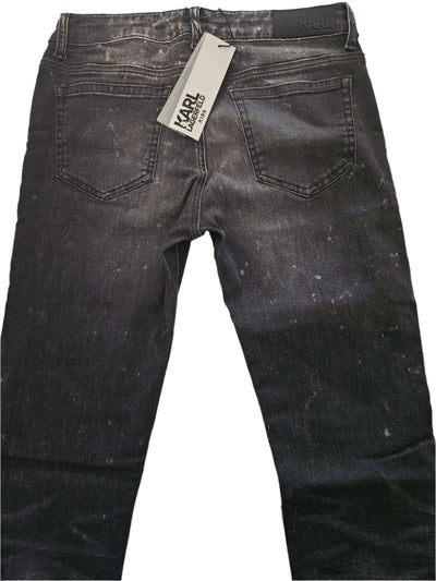 Girls Pants - Lagerfeld kids - Gray Jeans