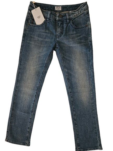 Girls Pants - Armani Junior kidswear - Blue Jeans