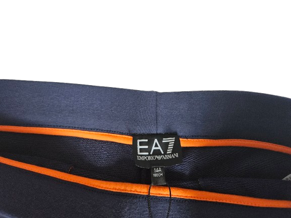 Boys Shorts - EA7 kidswear - Navy Bermuda