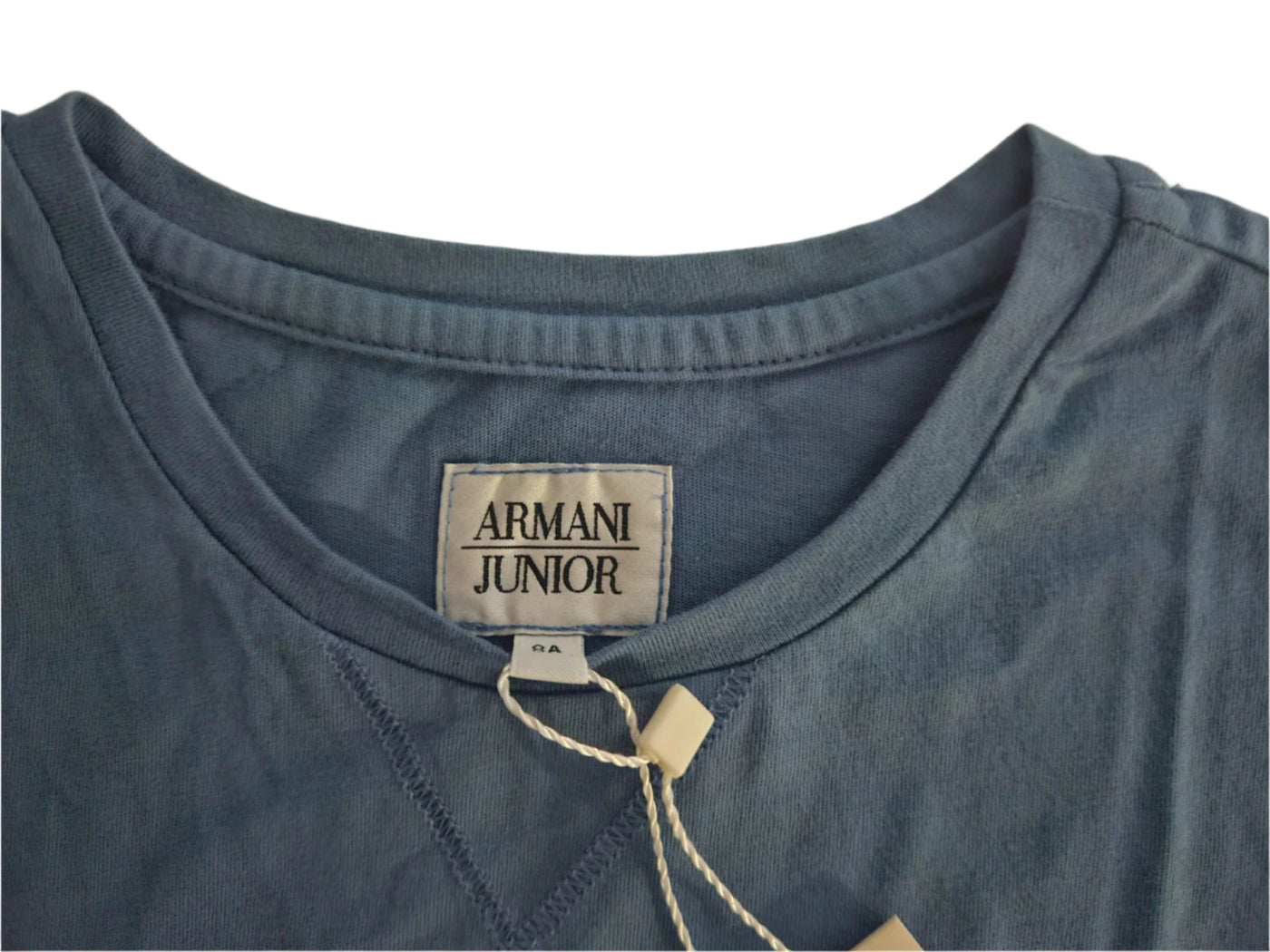 Boys Tank Top - EA7 Kidswear  - Blue Tricot